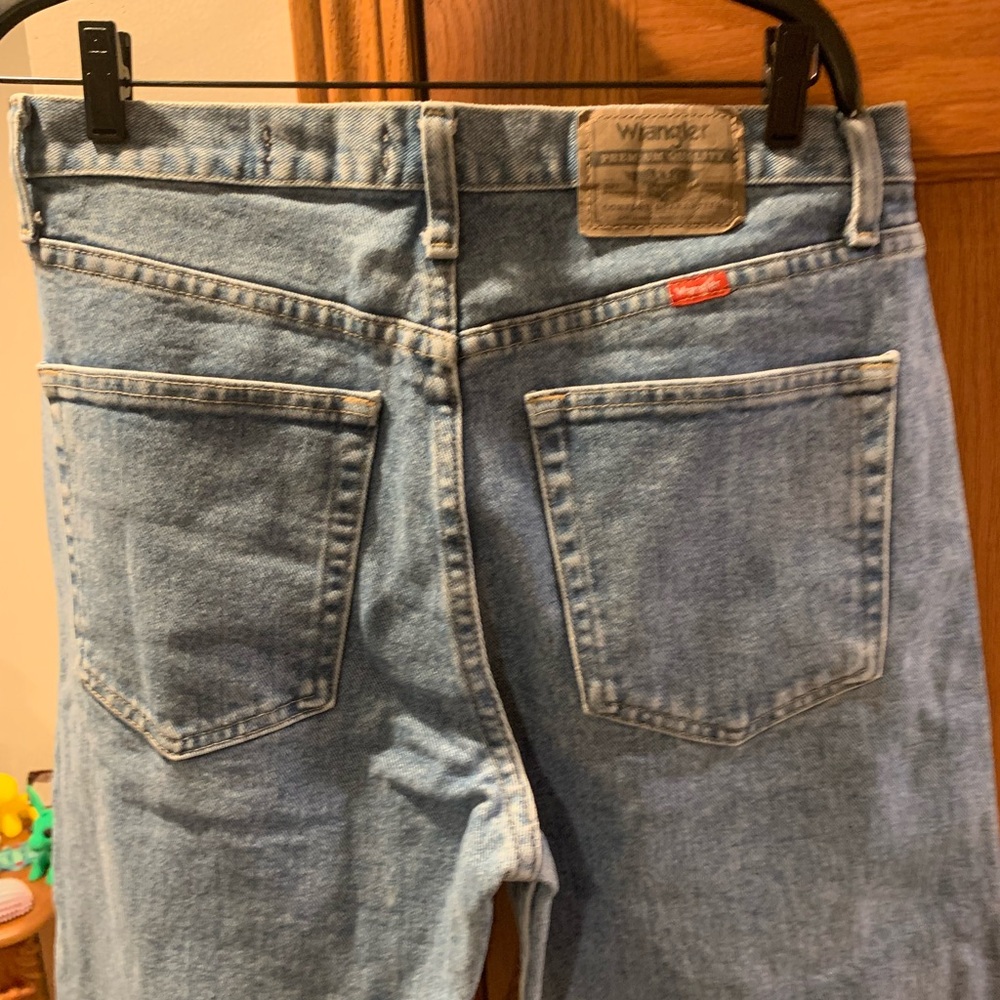 Wrangler Men's Straight Jeans in Light Blue. 33x30. 100% Cotton - Picture 4 of 6
